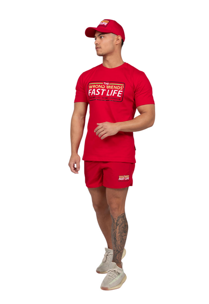 FAST LIFE T-SHIRT - RED