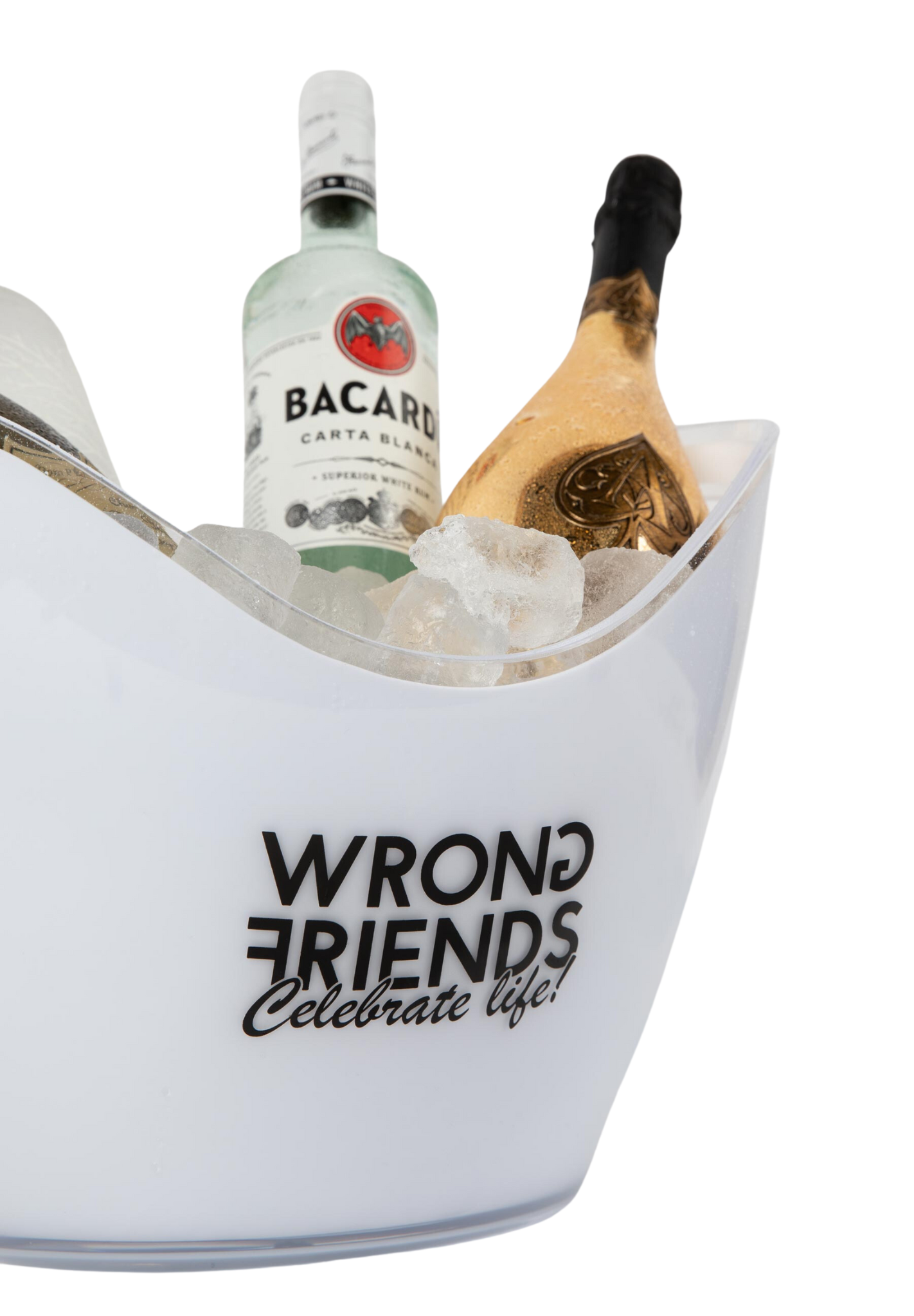 Wrong Friends Ice Bucket - Beverage Cooler with Handle - 8 Liter